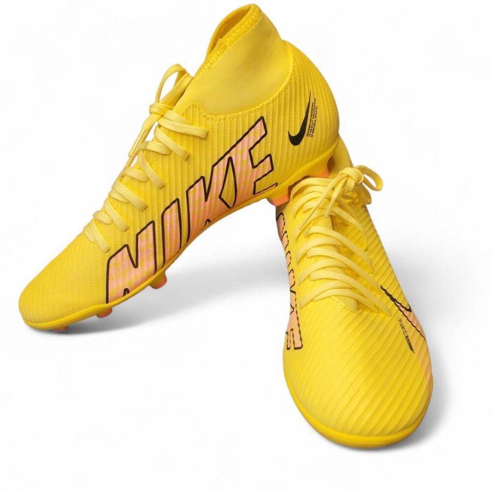 Nike Mercurial Superfly 9 Club MG Soccer Cleats Yellow DJ5961-780 Men’s 8.5